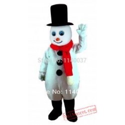 Mr. Snowman Mascot Costume