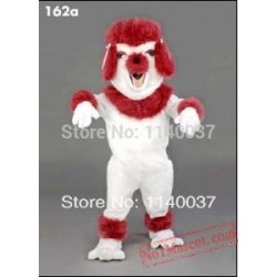 Plush Dog Poodle Mascot Costume