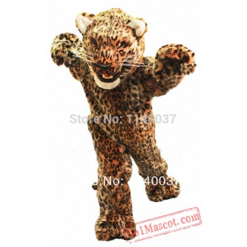 Jaguar Mascot Leopard Cougar Panther Mascot Costume