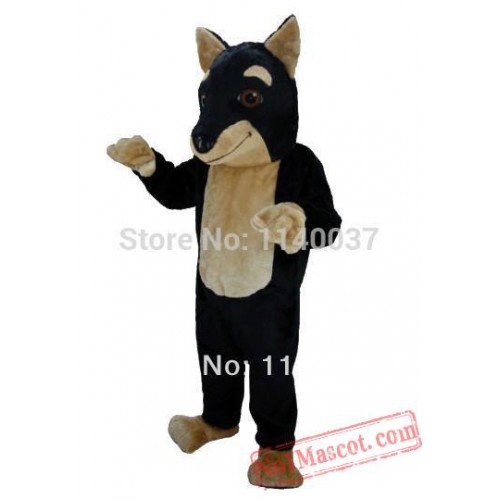 Doberman Dog Mascot Costume