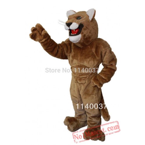 Carnival Costume Fancy Costume Deluxe Material Cougar Mascot Costume