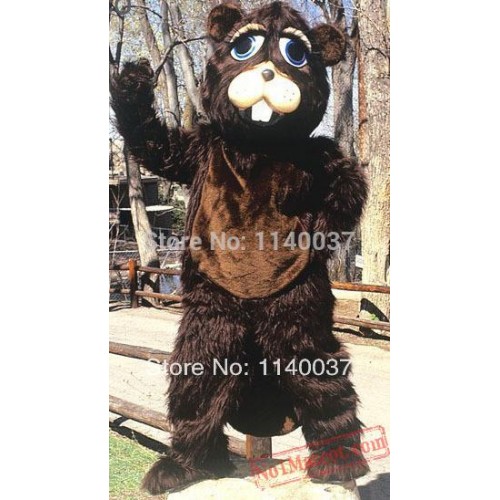 Deluxe Beaver Mascot Costume