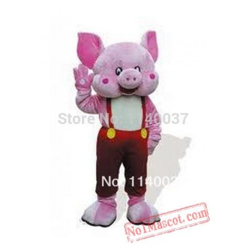 Pig Mascot Costume