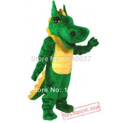 Low Price Big Green Dragon Mascot Costume