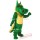 Low Price Big Green Dragon Mascot Costume