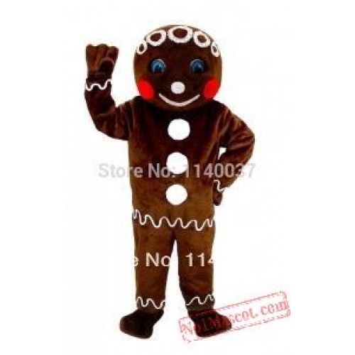 Mascot Mr. Gingerbread Cookie Mascot Costume