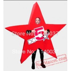 Red Star Mascot Costume