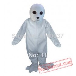 Loverly Silver Grey Baby Seal Mascot Costume
