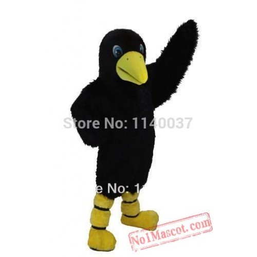 Plush Material Crow Mascot Costume