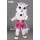 Heartfelt Kitty Cat Mascot Costume