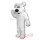 Custom Big White Dog Adult Mascot Costume