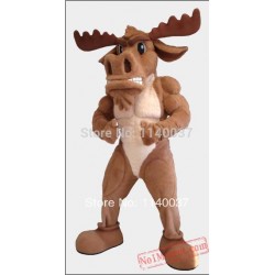 Mad Moose Mascot Costume