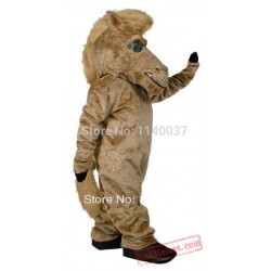 Brown Pepper Horse Mascot Costume