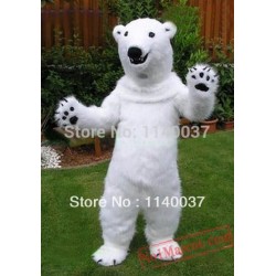 Polar Bear Mascot Costume