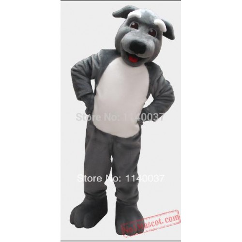 Wolfhound Pup Dog Mascot Costume