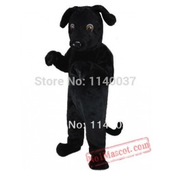 Black Lab Dog Mascot Costume