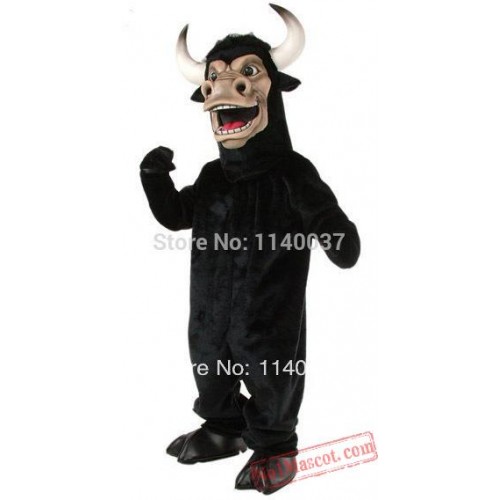 Black Power Bully Bull Mascot Costume