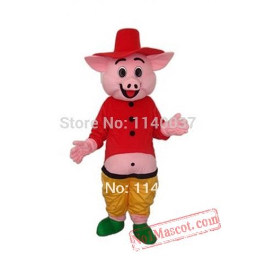 Pig Mascot Costume