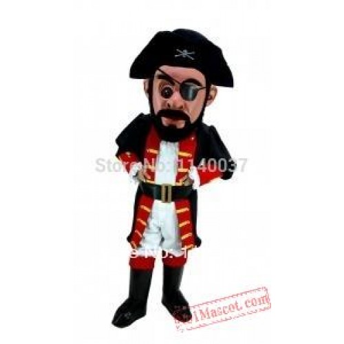 Captain Blythe Pirate Mascot Costume