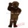 Dark Brown Otter Mascot Costume