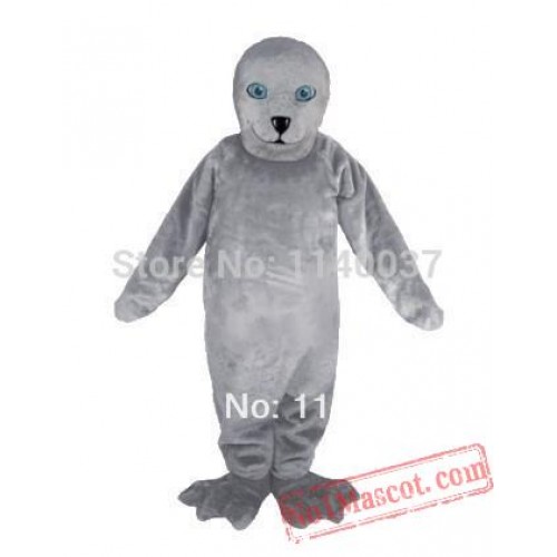 Grey Seal Mascot Costume