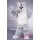 Deluxe Long Hair Light Grey Husky Mascot Costume