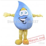 Blue Rain Drop Mascot Costume