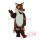 Red Plush Fox Mascot Costume