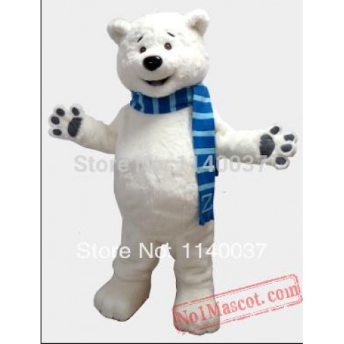 Polar Bear Mascot Costume