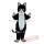 Black & White Cat Mascot Costume