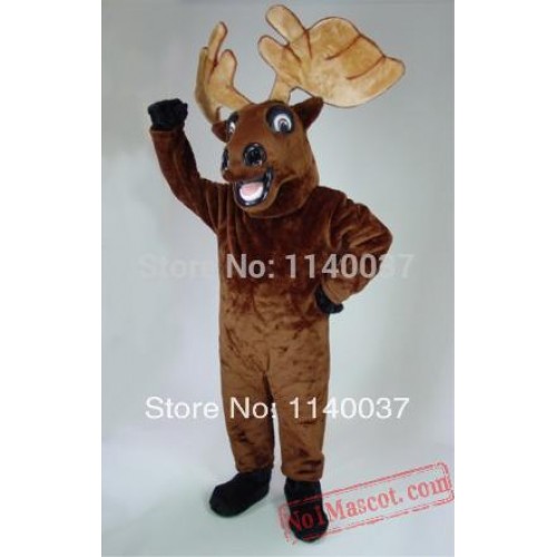 Reindeer Moose Mascot Costume