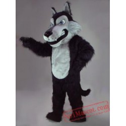 Black Wolf Coyote Mascot Costume