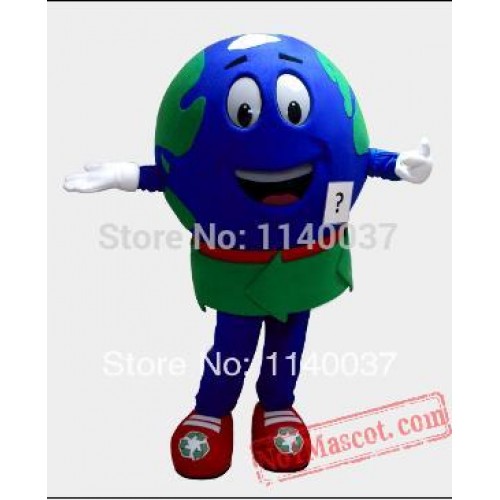 Globe Earth Mascot Costume
