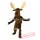 Christmas Moose Mascot Costume