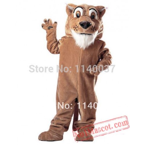 Corbyleopard Panther Cat Cougar Mascot Costume