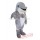 Mascot Carnival Costume Fancy Costume Grey Clever Dolphin Mascot Costume
