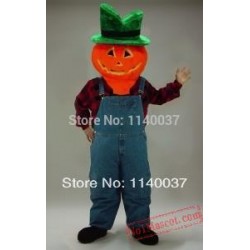 Jack-O-Lantern Halloween Pumpkin Mascot Costume