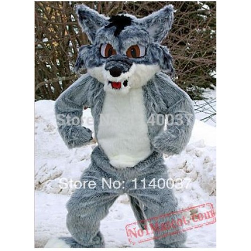Snow Fox Mascot Costume