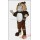 Brown Bulldog Mascot Costume