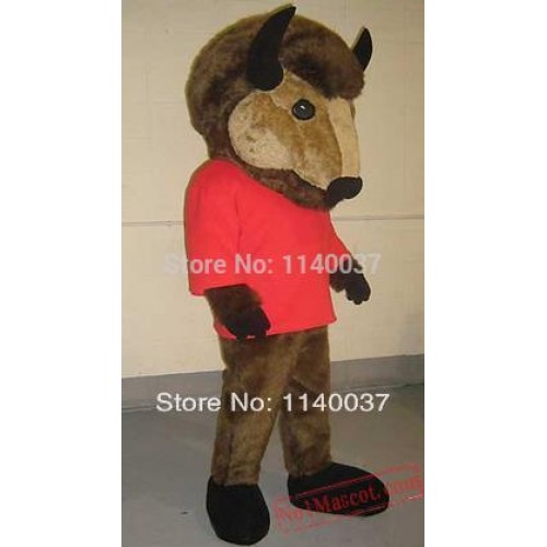 Bud The Buffalo Mascot Costume
