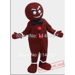 Gingerbread Man Mascot Costume