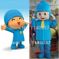 Wholesale Adult Outfit Blue Boy Mascot