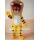 Yellow Lion Mascot Costume