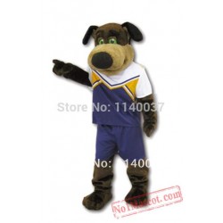 Good Quality Green Eye Plush Dog Stevie Mascot Costume