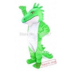 Green Dragon Mascot Costume