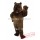 Plush Woodchuck Mascot Costume