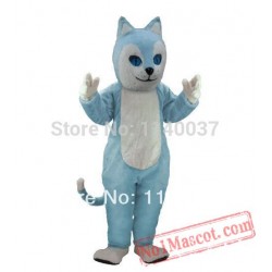 Blue Cat Mascot Costume