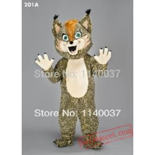 Leopard Kitty Mascot Costume