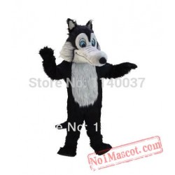 Black Wolf Mascot Costume