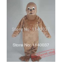 Brown Seal Mascot Costume